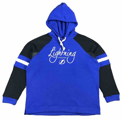 NHL Lightning Ice Hockey Men’s Athletic Sports Wear Pullover Hoodie Size XL  NEW