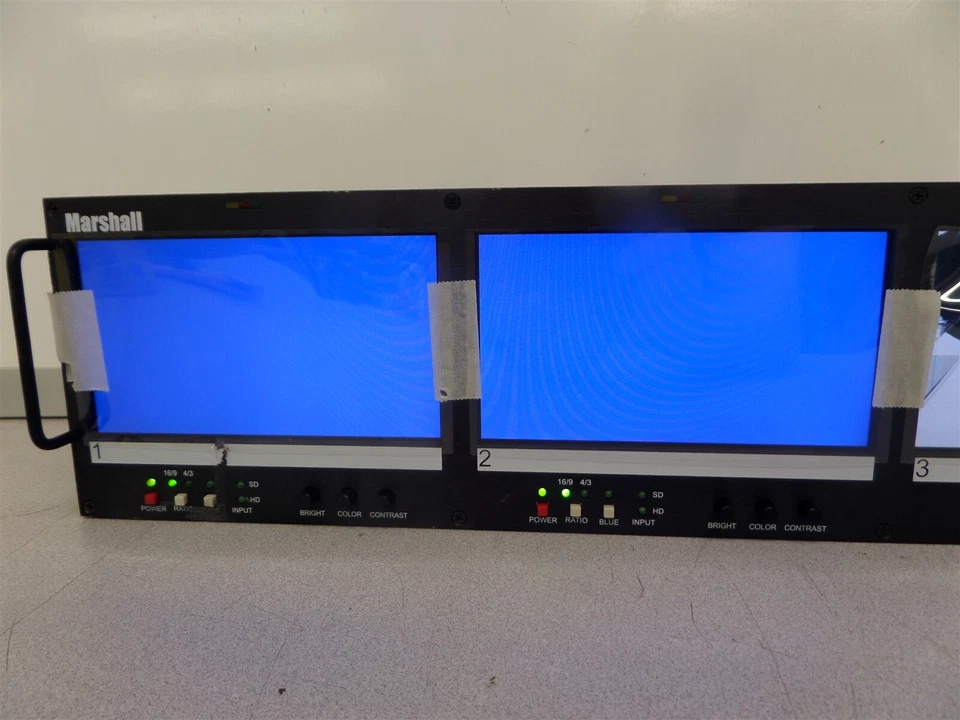 Juego de montaje en rack triple monitor Marshall Electronics V-R653P-HDSDI Foto 4 de 4