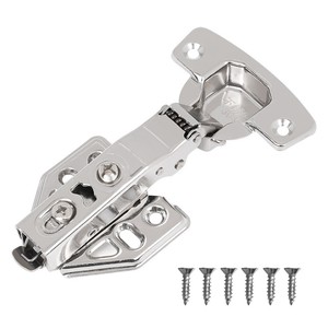 cabinet close hinges soft stainless steel slow overlay door cupboard 50x shut kitchen 50pcs hydraulic