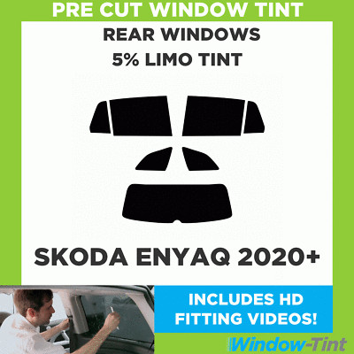 For Peugeot Bipper Tepee 2008+ Carbon Pre Cut Window Tint 5% Limo 2-ply HP