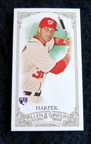 Bryce Harper / 2012 Allen & Ginter   Card #12   Rare Mini  RC SP  Nice Rookie!