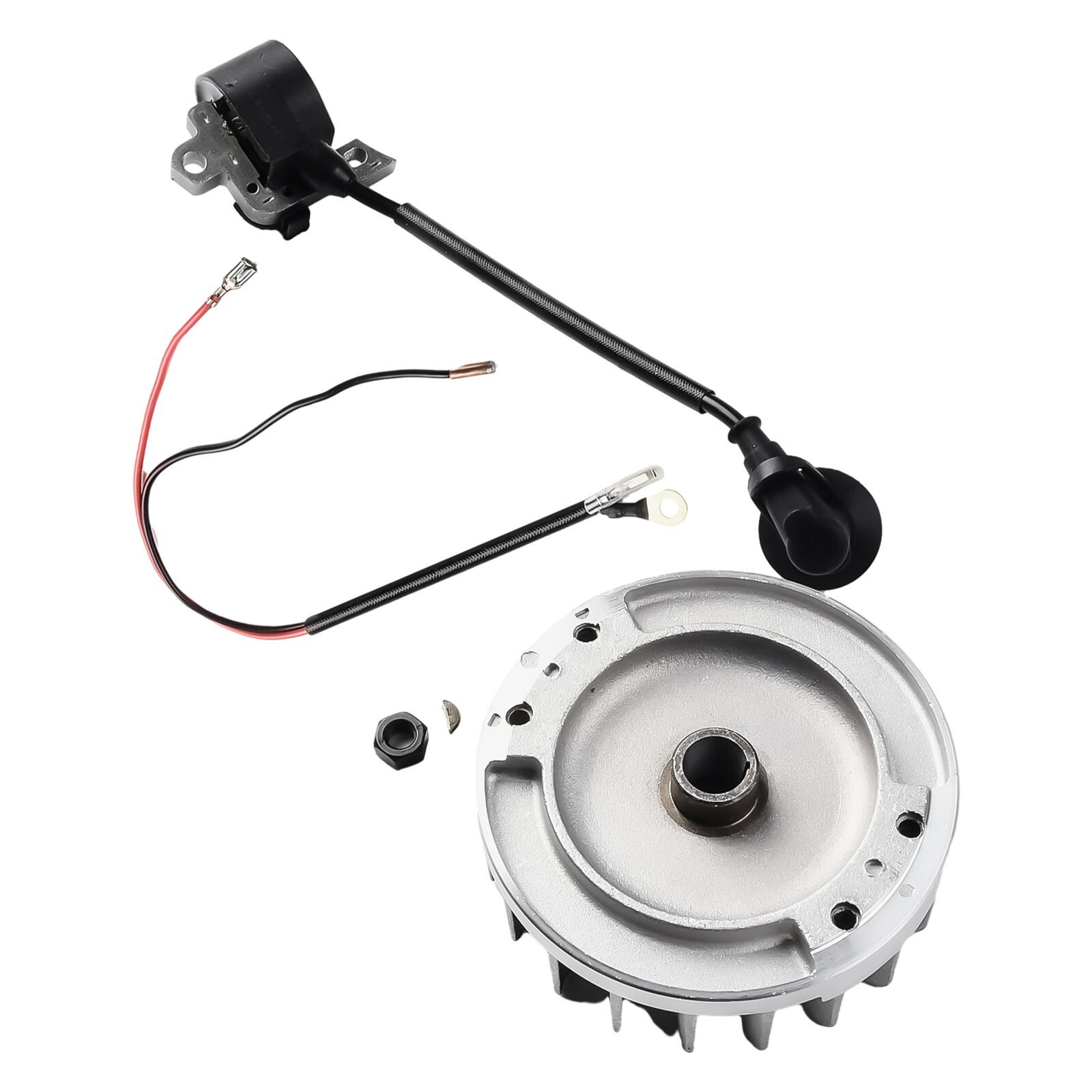 Heavy Duty Flywheel Nut Key & Ignition Coil Kit for Stihl Chainsaw 066