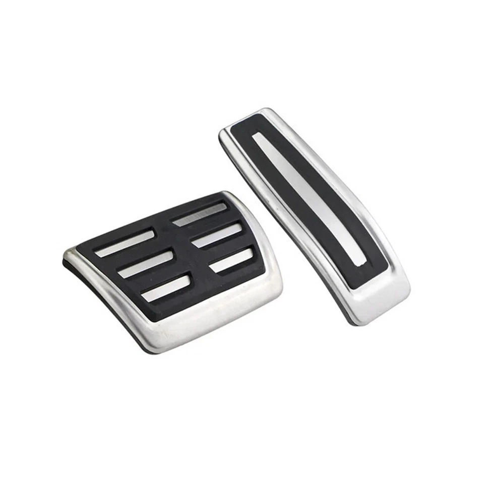 Cubiertas de pedal de freno de gasolina de coche LHD de acero para Audi Q7 Volkswagen Touareg Cayenne Foto 4 de 4