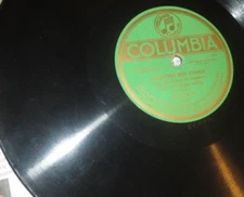 78RPM Columbia Carsten Woll, Norwegian - Paul Hill Side /Old Woman Crutches V+E-