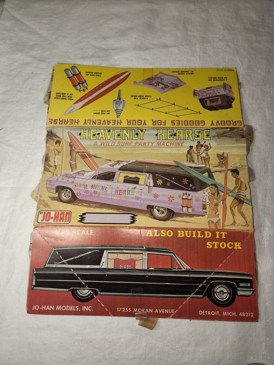 ま*あ様 JO-HAN HEAVENLY HEARSE 1/25スケール プラモ Vintage JO-HAN 1/25 HEAVENLY HEARSE Model Kit Tires One Pair