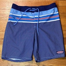 Vineyard Vines Shorts Mens Size 30 Performance Stripe Birchcliff Beach Board