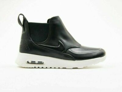 Nike Air Max Thea Mid Size 6.5 Black Sail Leather Womens Boot 859550 001 
