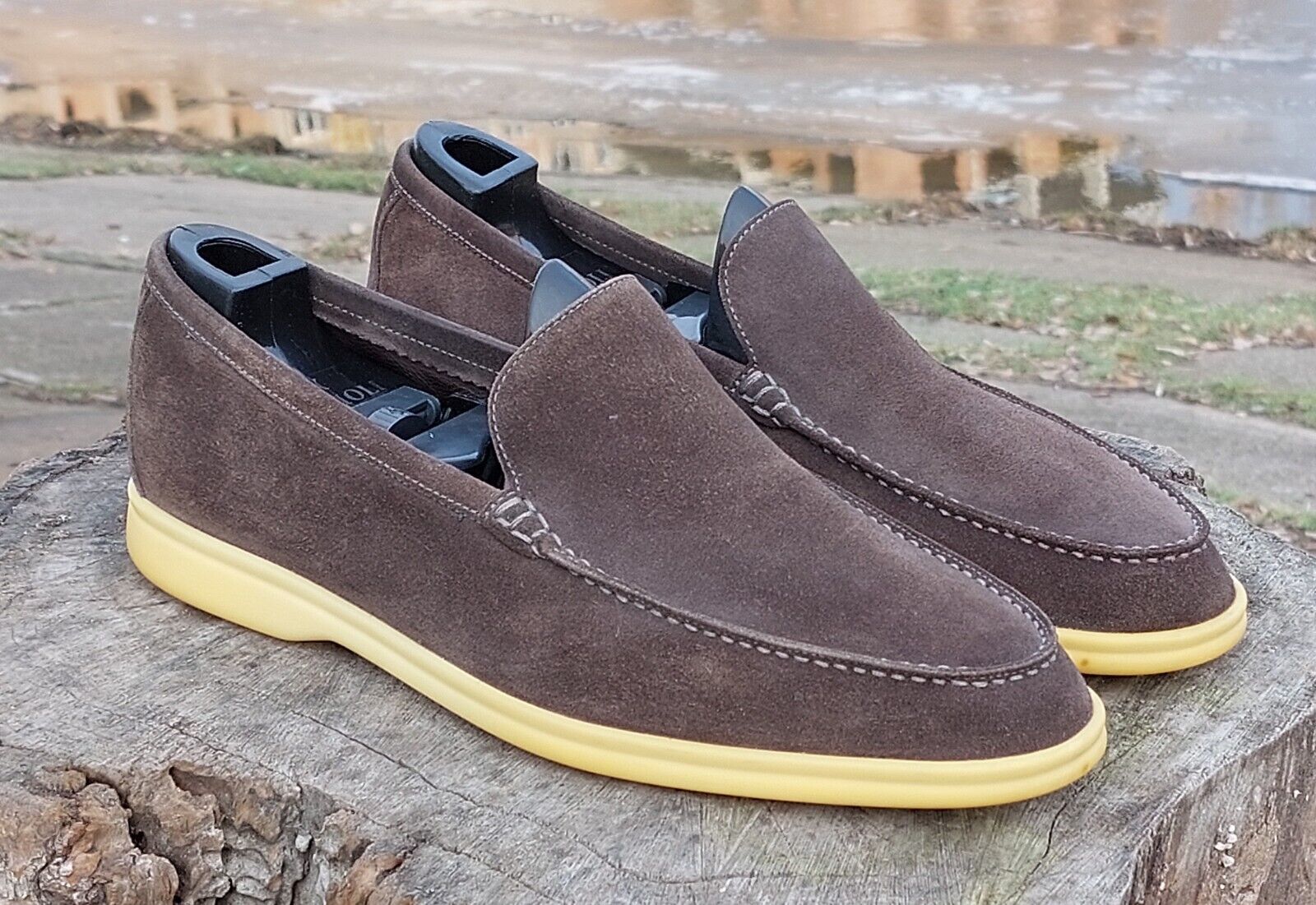 Med vilje haj bygning Loro Piana Summer Walk men&#039;s suede loafer. Size 43,5 | eBay