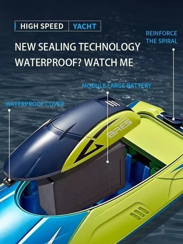 Kids Outdoor Racing Ship Toy Gift RC Boat Remote Control Speed Boat Collection - Picture 216 of 244