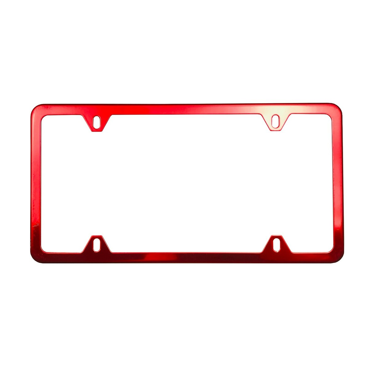 Fit Acura Laser Etching Stainless Steel Polish Red Slim License