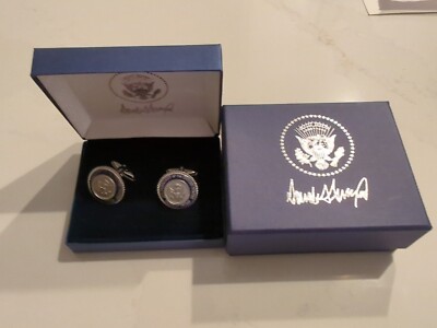Hot! 🔥 Presidential Cufflinks 47th President Donald Trump - 2025