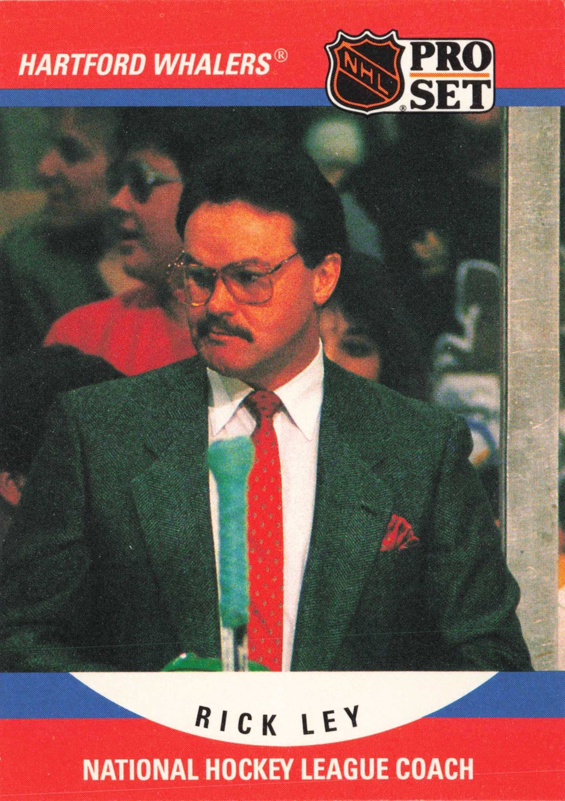Rick Ley 1990 Pro Set #666 Hartford Whalers