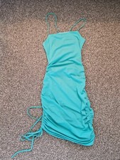 Shein Size Small 8-10 Green Dress Cut Out Back