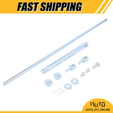 Dual Carburetor Linkage Set Single for Holley Demon Edelbrock Carter Barry Grant