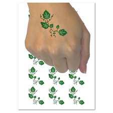 Ivy Vines Solid Temporary Tattoo Water Resistant Fake Body Art Set