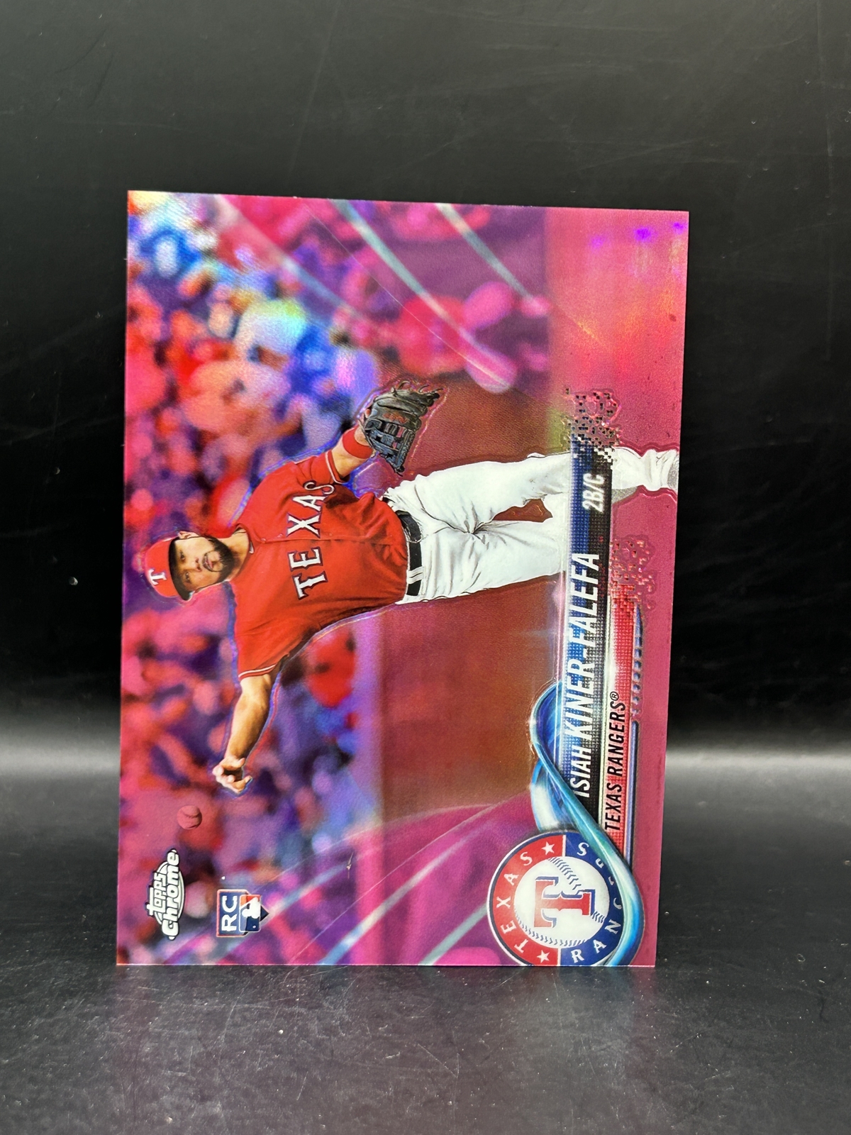 2018 Topps Chrome Update #HMT12 Isiah Kiner-Falefa Pink Refractor