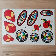 Vintage ALIEN WORKSHOP Malaysia 11 Sticker Sheet Die-cut CH1 NOS