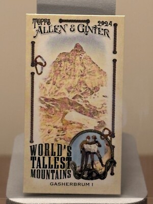 2024 Topps Allen & Ginter - World's Tallest Mountain Mini - #WTM-11 - Gasherbrum