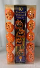 Halloween Pumpkin String Lights 10 Iridescent...