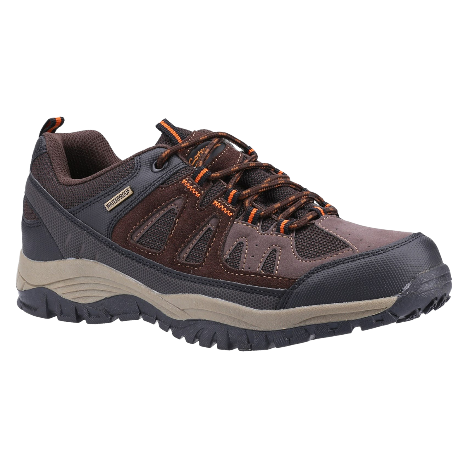 Cotswold Maisemore Low Mens Hiking Shoes (Brown) Walking Lace Suede eBay