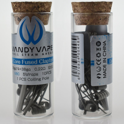 VandyVape Quad Core Fused Clapton Coil (10pcs) Flasche e Zigarette eZigaretten 