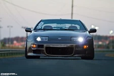 Cars nissan 300zx tuning Desk Mat Stitched