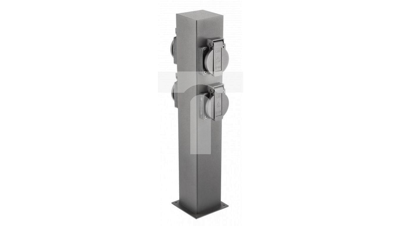 Garden post LARGO-P 36, IP44, AC220-240V, 50-60Hz, 4*schuko socket, max.  /T2UK