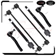 Front Steering Inner Outer Tie Rod End Sway Bar Fit For 2007-2012 Toyota Yaris