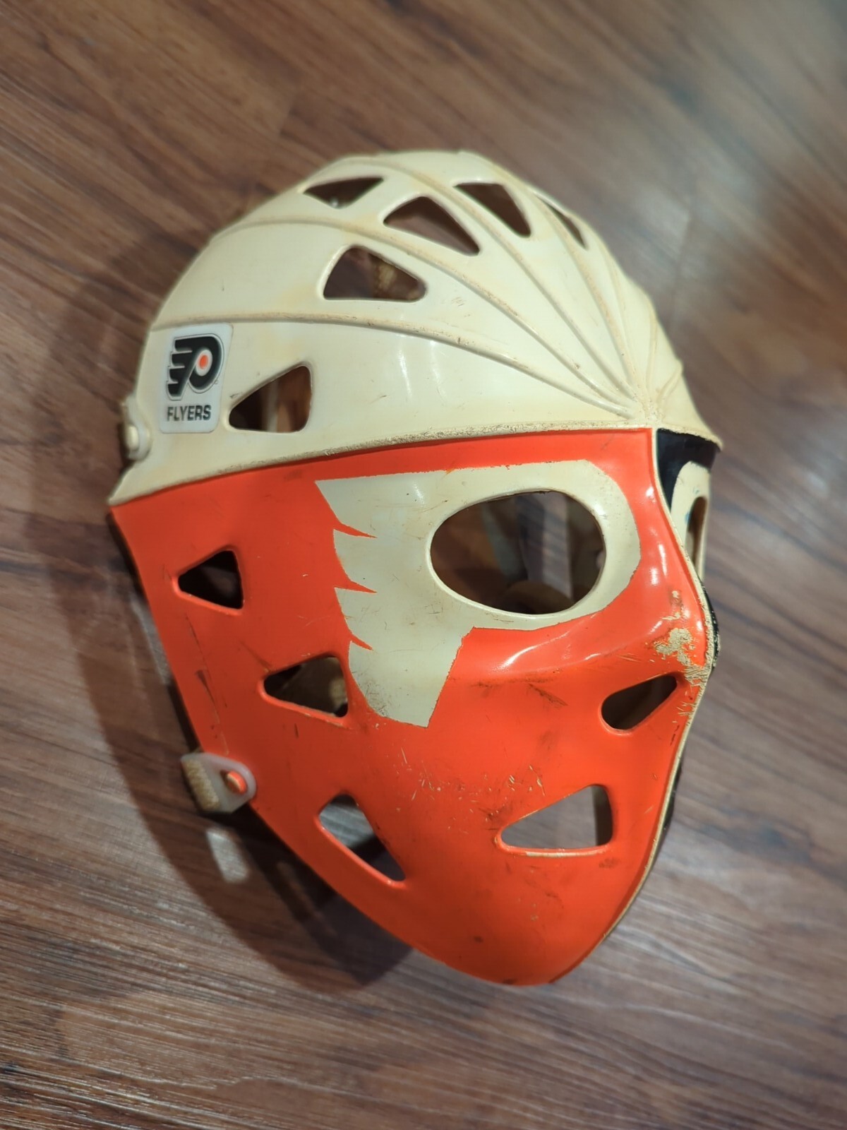Vintage 1970s 1980s Philadlephia Flyers Mylec Street Hockey Goalie Mask
