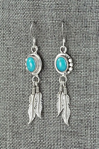 Orecchini turchese e argento sterling - Rita Largo - Foto 2 di 7