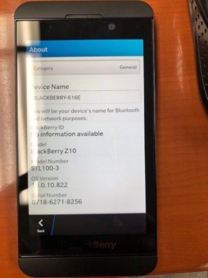 BlackBerry Z10 STL100-3 16GB 4G LTE (AT&T) GSM Smartphone 60 Days warrranty!