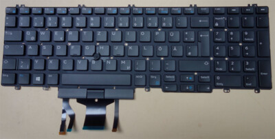 Tastatur DELL Precision 7530 M7530 M7730 17 7730 H87NF Keyboard beleuchtet DE