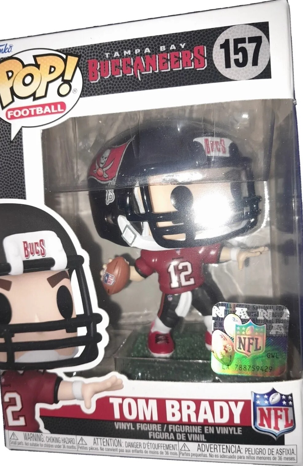 Funko Nfl Bucs Tom Brady #157 Quarterback Toy Figure - 57406