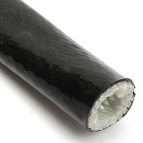 Black Fire Sleeve Braid Flame Heat Shield 3/4" ID 10Ft 3M Fit 10AN Oil Fuel Line - Bild 2 von 6