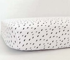Raindrops Fitted Crib Sheet - 100 Cotton Baby Bedding for Boy/Girl Nursery