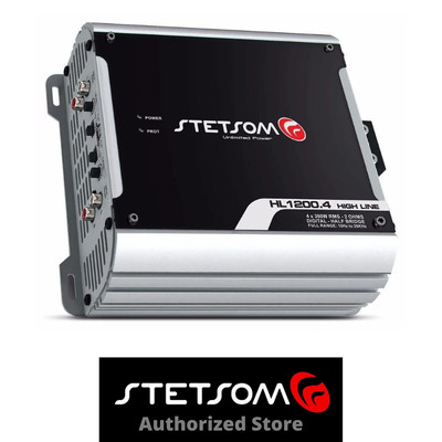 Stetsom HL 1200.4 Amplifier 2 Ohm Car Audio 4CH Digital 1200 W 3 Day USA