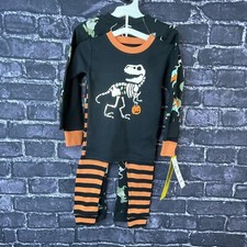 Carter's 2T Halloween Dinosaur 4pc Snug Fit Pajama Sets Just One You Dino Glows