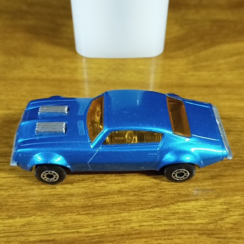 Matchbox Lesney SuperFast Vintage Pontiac Firebird Dark Blue MB4 England 1978 - Picture 2 of 6