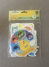 Pk Of 15 Assorted Sesame Street Characters Student Die-Cut Shapes New In Package