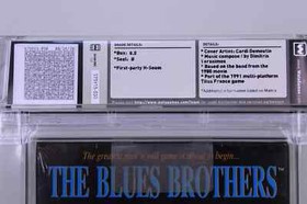 The Blues Brothers New Nintendo NES 1992 sigillato in fabbrica WATA grado 8.0 B nuovo con scatola