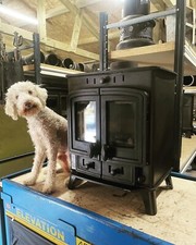 Fully Boxed Beldray Cast Iron Multi Fuel Stove 5kw 5053191343970 Heating  Log for sale online | eBay