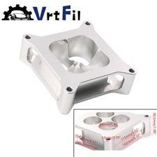 2-inch Thick Square 4-hole Aluminum 4150-grade Machined Carburetor Spacer Plate