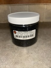 Bullseye glass stiff black opalescent frit, COE90, fine grain, 1 lb, Fusing