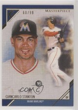 2017 Topps Gallery Masterpieces Blue 60/99 Giancarlo Stanton #MP-19 2d8