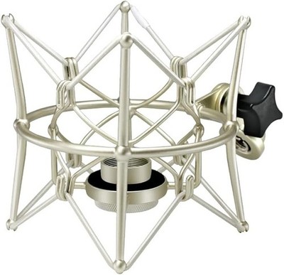 Durable Metal Shock Mount Compatible with Neumann U87 Ai - 180-Degree Adjustable