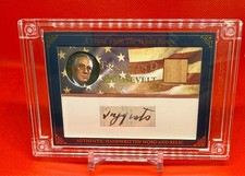 2025 POTUS A Word From The President Franklin D Roosevelt Handwritten Word/Relic