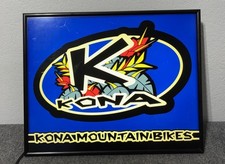Vintage Kona Bicycles Light Up Sign Kona Bike...