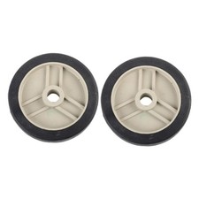 2x Air Compressor Wheels Wear Resistant Lightweight Sturdy Replacement Parts
