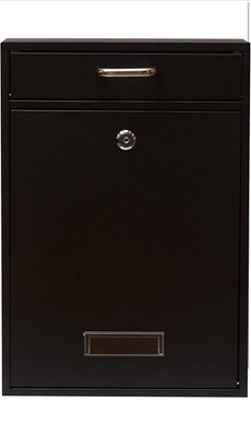 Key Lock Drop Mail Box Medium Business Home- Mailbox Wall Mounted Vertical