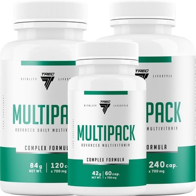 MULTIPACK - 60-240 Kapseln - Tägliche Vitamine und Mineralstoffe, Konzentration